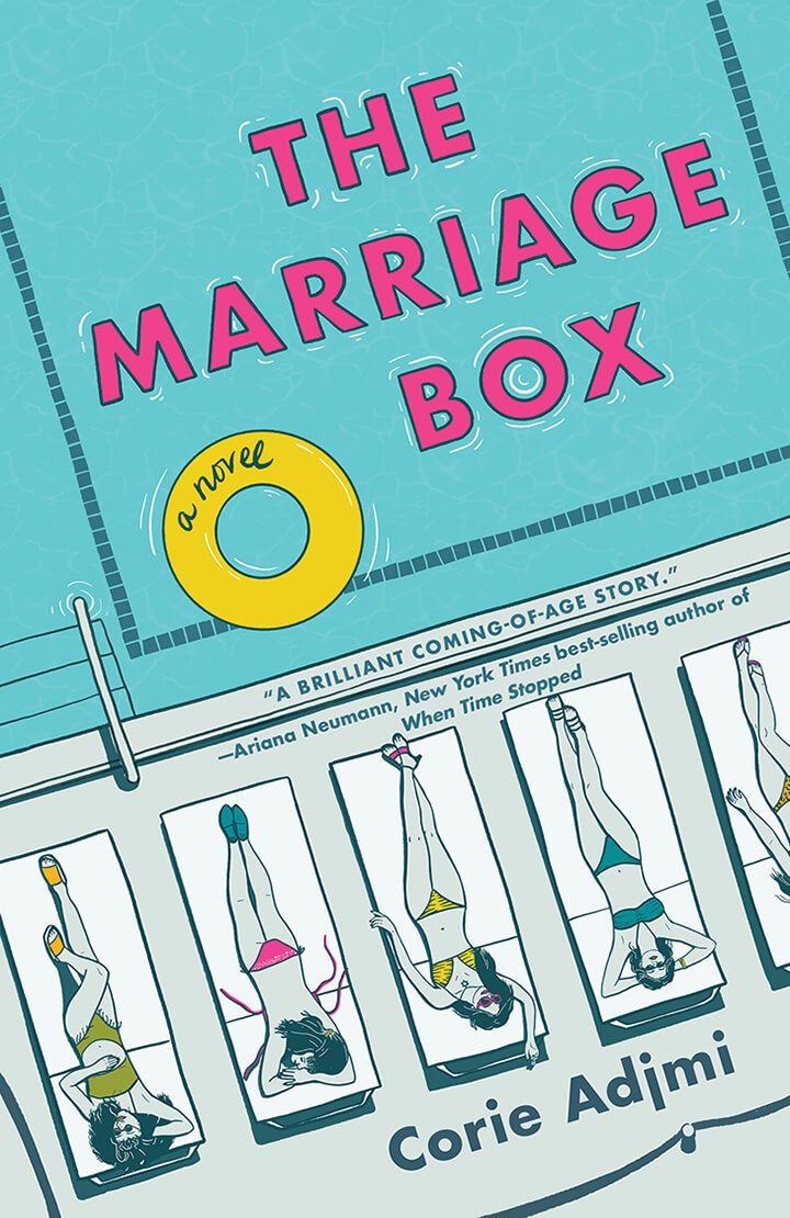 Front cover for The Marriage Box, a novel by Corie Adjmi.